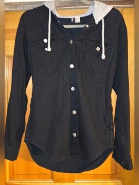 H&M Black Divided Label Denim or Cotton Waistband